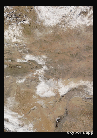 The Earth on 23 January 2009 · Gobi Desert