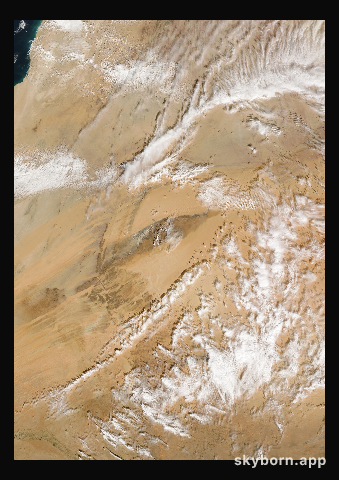 The Earth on 26 January 2009 · Eye of the Sahara, Mauritania