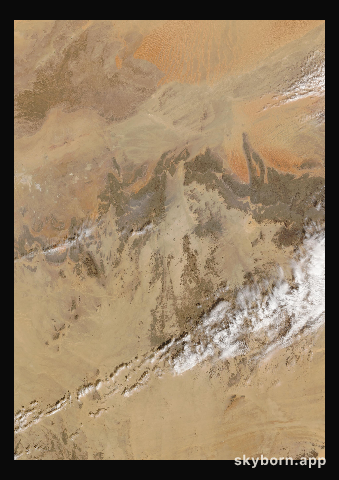The Earth on 27 January 2009 · Sahara, Algeria