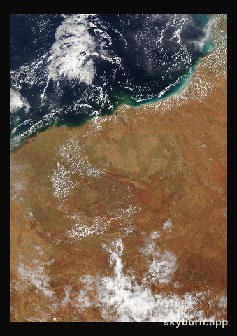 The Earth on 31 January 2009 · Pilbara, Western Australia