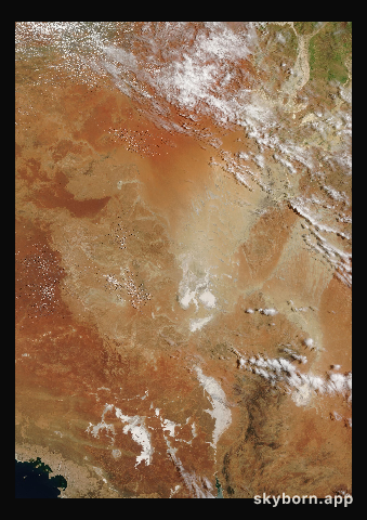 The Earth on 1 February 2009 · Lake Eyre, Australia