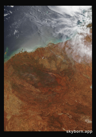 The Earth on 10 February 2009 · Pilbara, Western Australia