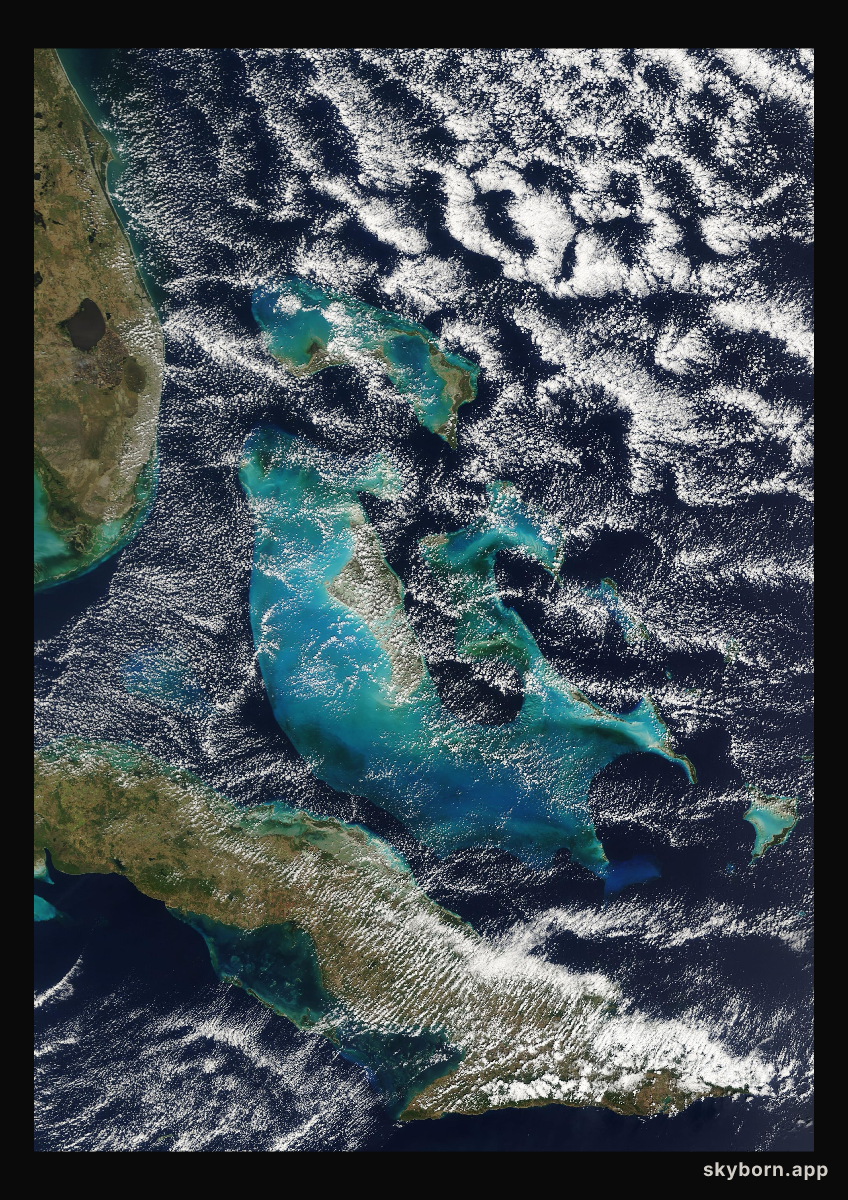 The Earth on 17 February 2009 · Bahamas