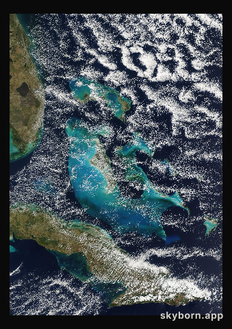The Earth on 17 February 2009 · Bahamas