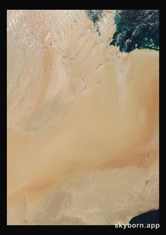 The Earth on 21 February 2009 · Empty Quarter, Arabia