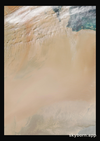 The Earth on 3 March 2009 · Empty Quarter, Arabia