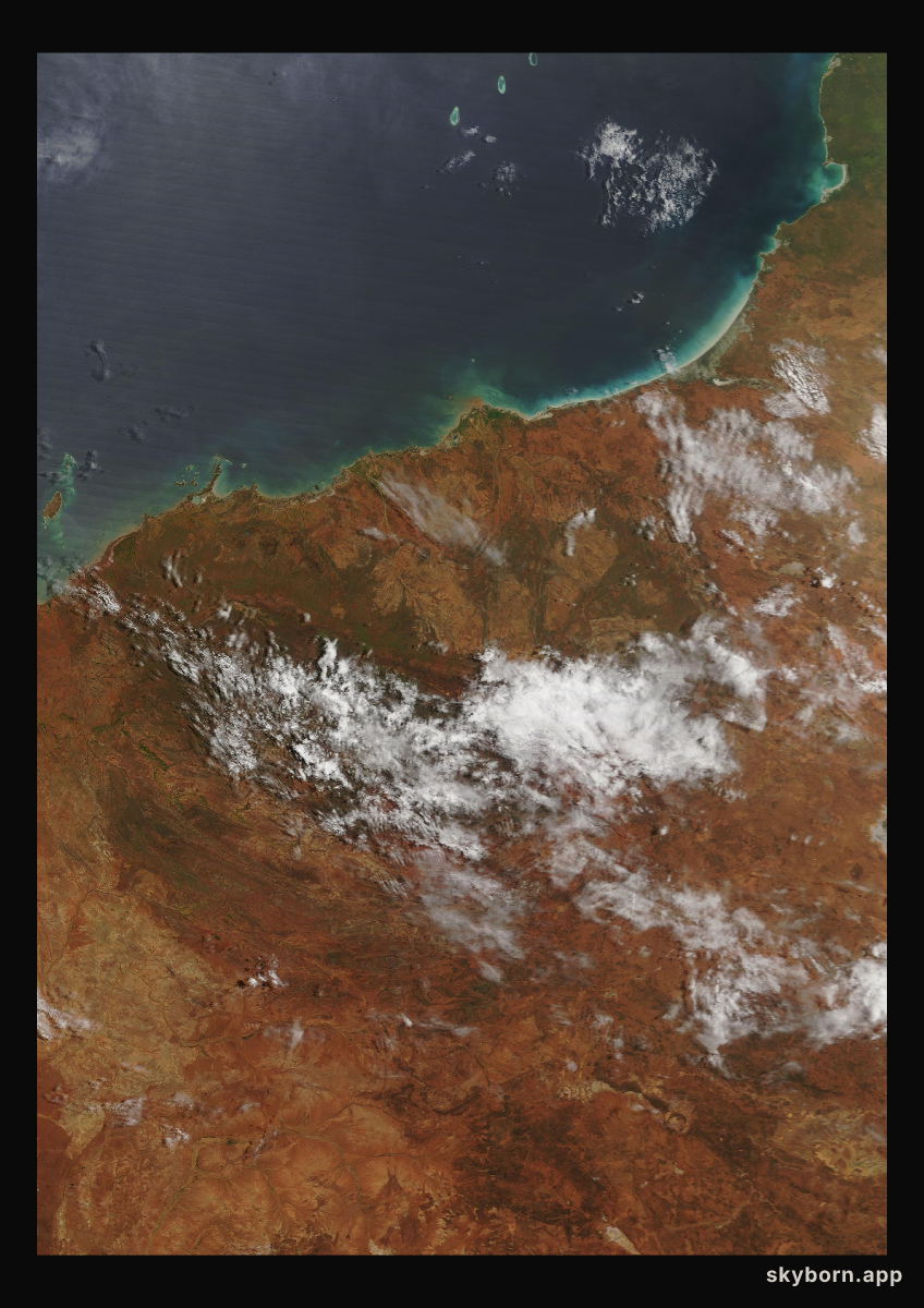 The Earth on 5 March 2009 · Pilbara, Western Australia