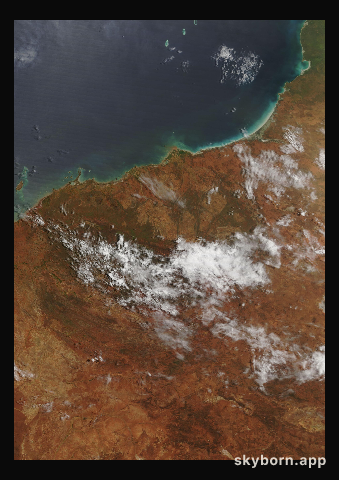 The Earth on 5 March 2009 · Pilbara, Western Australia