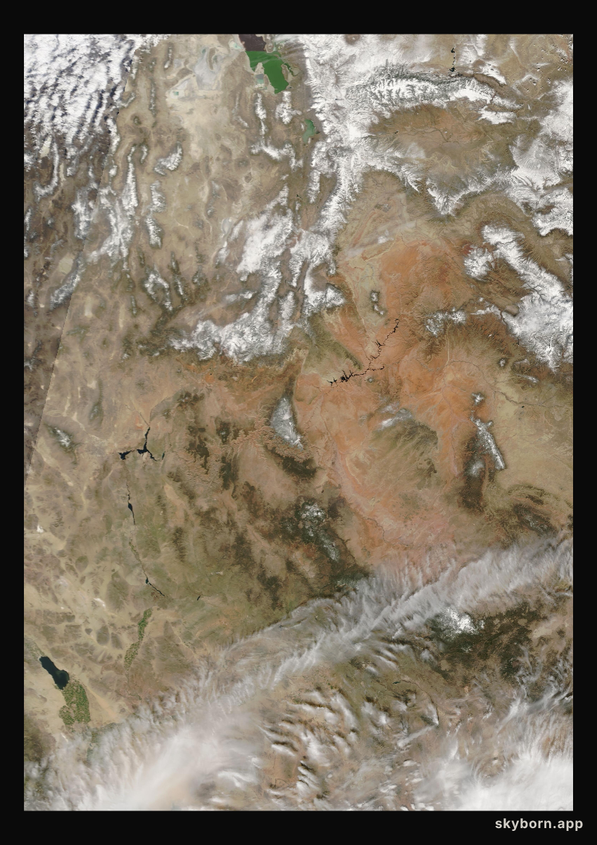 The Earth on 8 March 2009 · Colorado Plateau