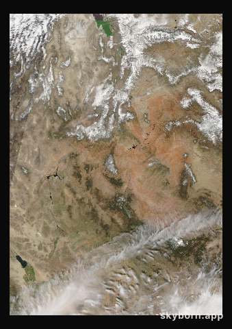 The Earth on 8 March 2009 · Colorado Plateau