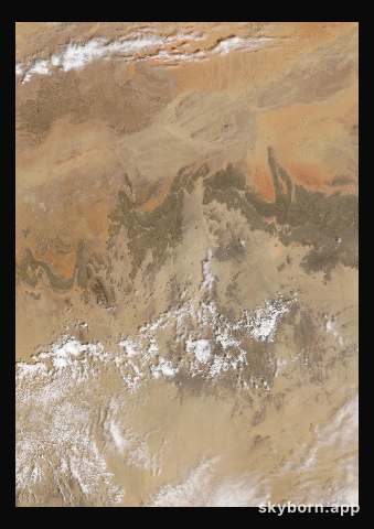The Earth on 21 March 2009 · Sahara, Algeria