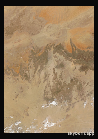The Earth on 1 April 2009 · Sahara, Algeria