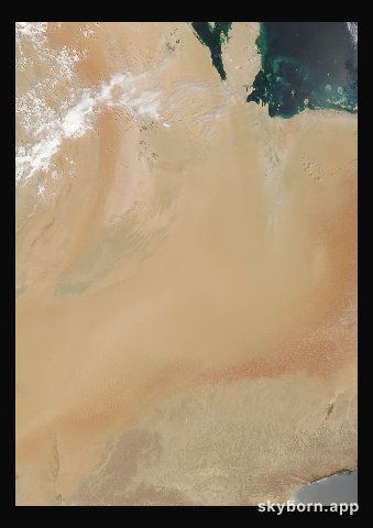 The Earth on 8 April 2009 · Empty Quarter, Arabia