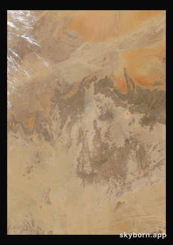 The Earth on 10 April 2009 · Sahara, Algeria