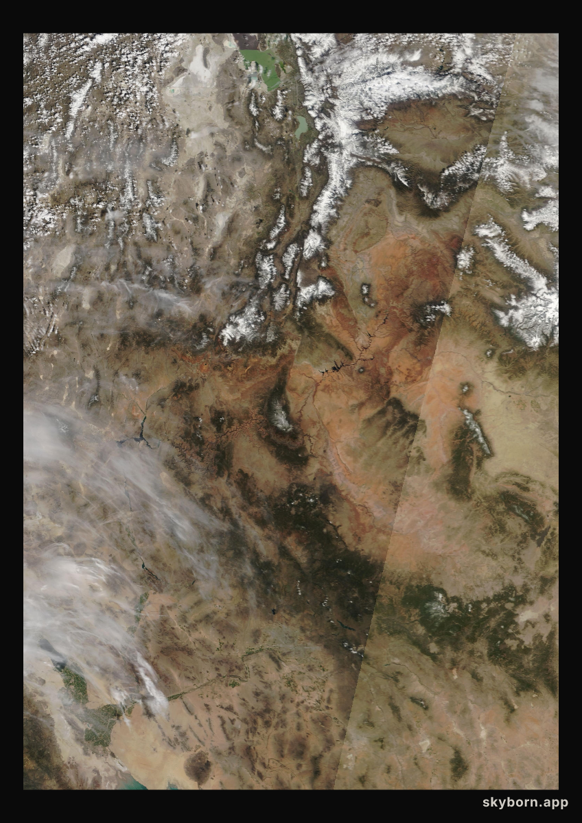 The Earth on 13 April 2009 · Colorado Plateau