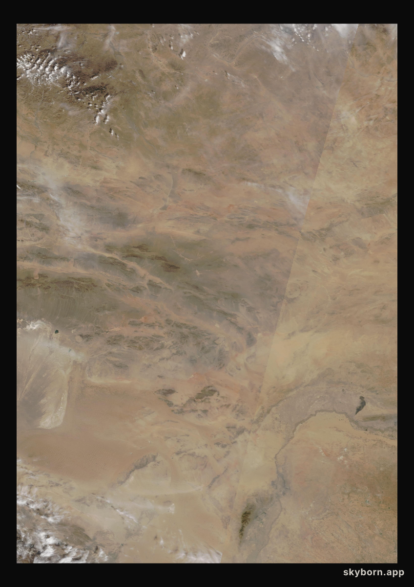 The Earth on 16 April 2009 · Gobi Desert