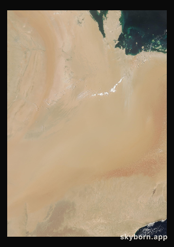 The Earth on 19 April 2009 · Empty Quarter, Arabia