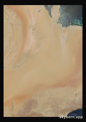 The Earth on 22 April 2009 · Empty Quarter, Arabia