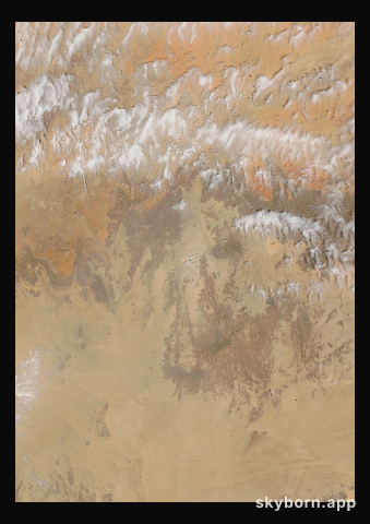 The Earth on 26 April 2009 · Sahara, Algeria