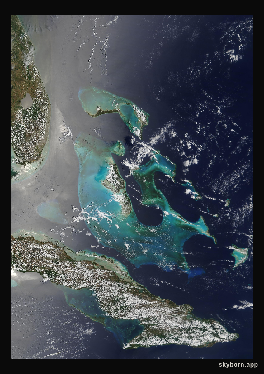 The Earth on 11 May 2009 · Bahamas