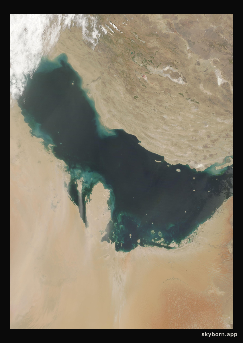 The Earth on 12 May 2009 · Persian Gulf