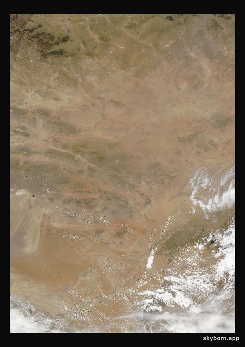 The Earth on 21 May 2009 · Gobi Desert