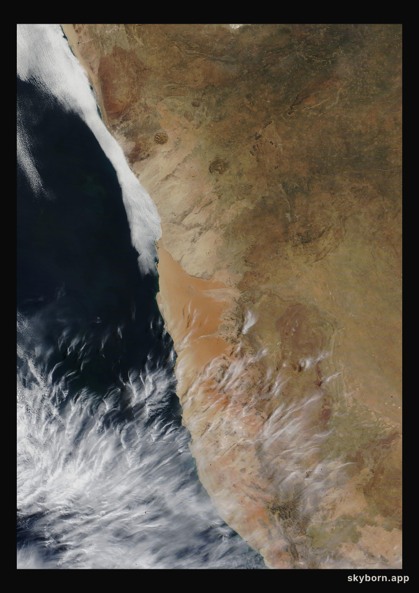 The Earth on 22 May 2009 · Namib Desert