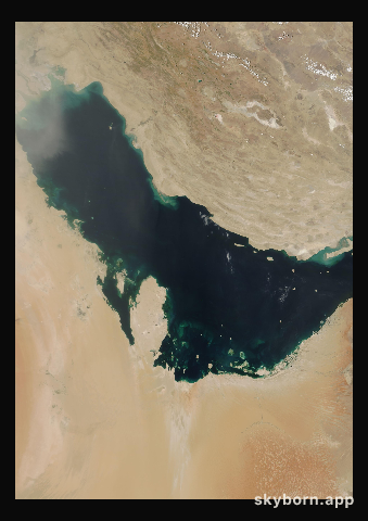 The Earth on 6 June 2009 · Persian Gulf
