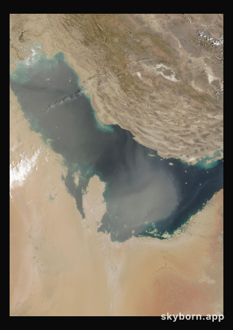 The Earth on 7 June 2009 · Persian Gulf