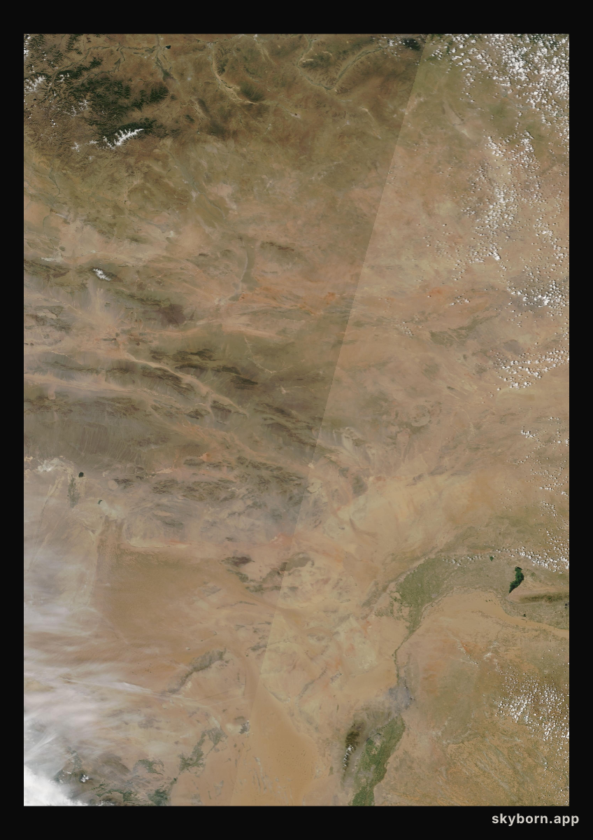 The Earth on 10 June 2009 · Gobi Desert