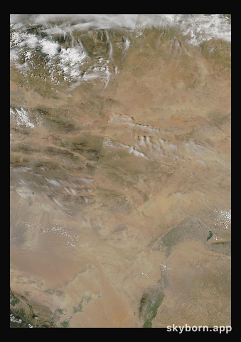 The Earth on 17 June 2009 · Gobi Desert