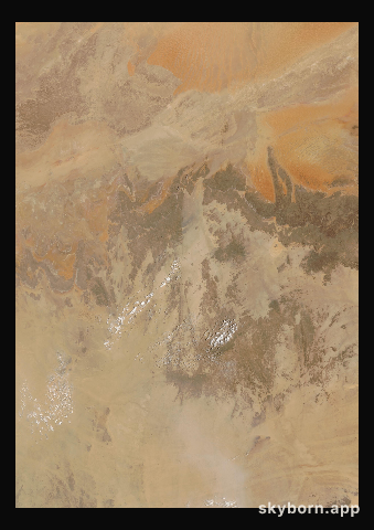 The Earth on 20 June 2009 · Sahara, Algeria