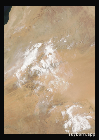 The Earth on 26 June 2009 · Eye of the Sahara, Mauritania