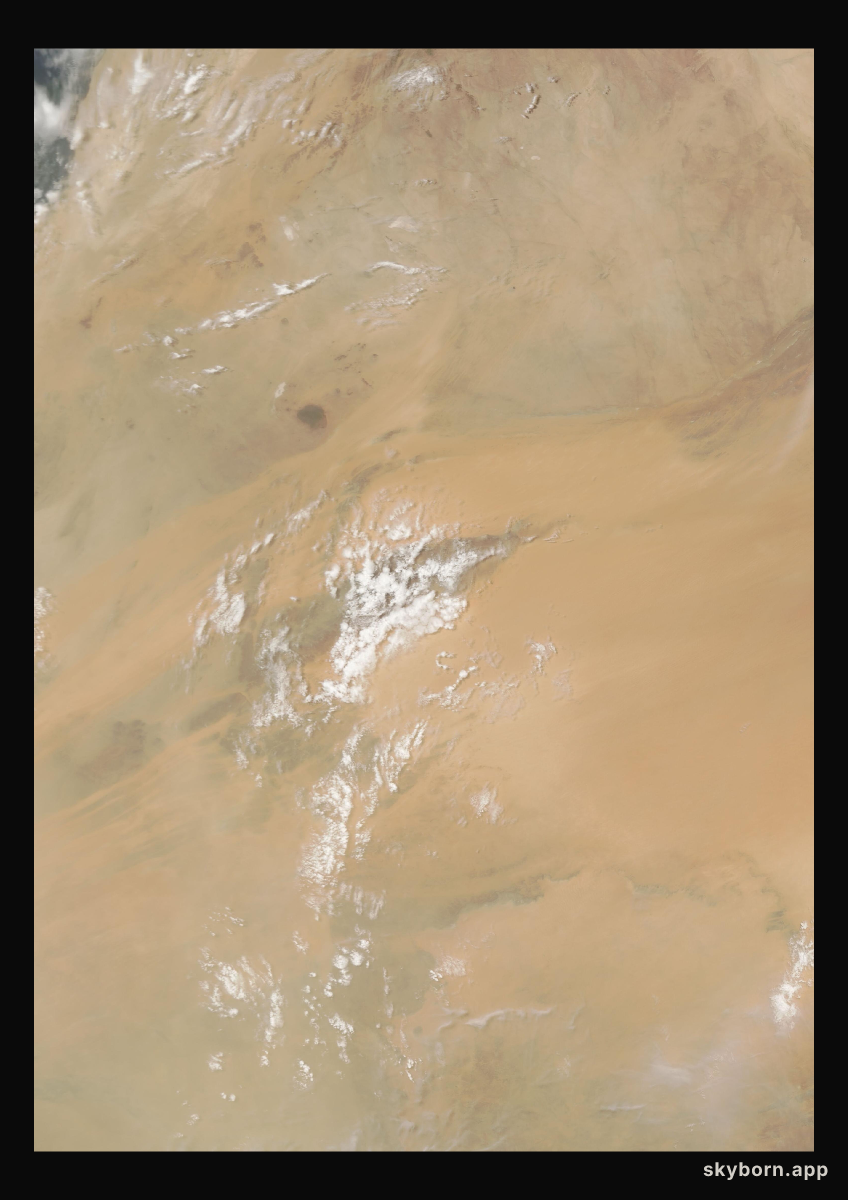 The Earth on 30 June 2009 · Eye of the Sahara, Mauritania