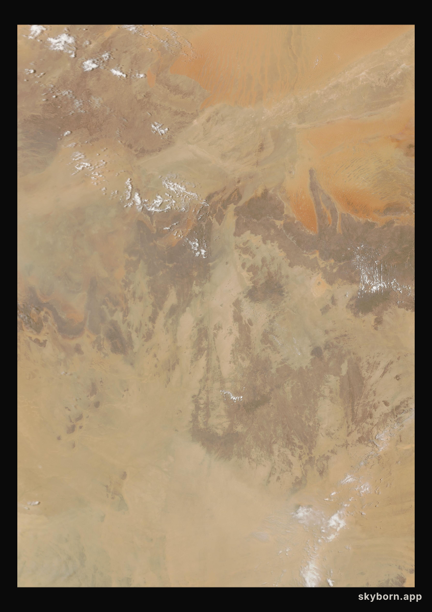The Earth on 1 July 2009 · Sahara, Algeria