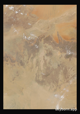 The Earth on 1 July 2009 · Sahara, Algeria