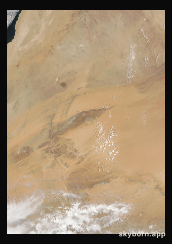 The Earth on 5 July 2009 · Eye of the Sahara, Mauritania