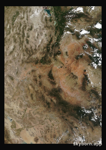 The Earth on 6 July 2009 · Colorado Plateau