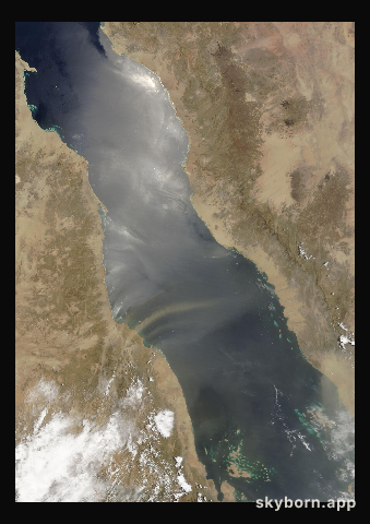 The Earth on 19 July 2009 · Red Sea