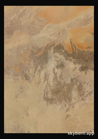 The Earth on 22 July 2009 · Sahara, Algeria