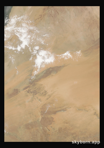 The Earth on 23 July 2009 · Eye of the Sahara, Mauritania