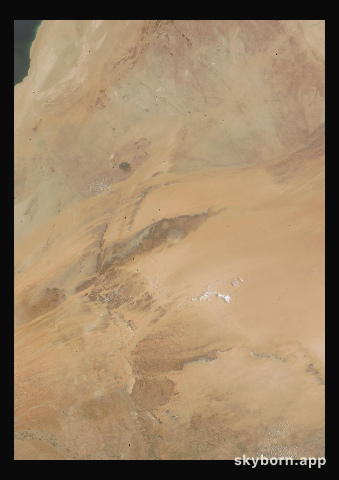 The Earth on 26 July 2009 · Eye of the Sahara, Mauritania