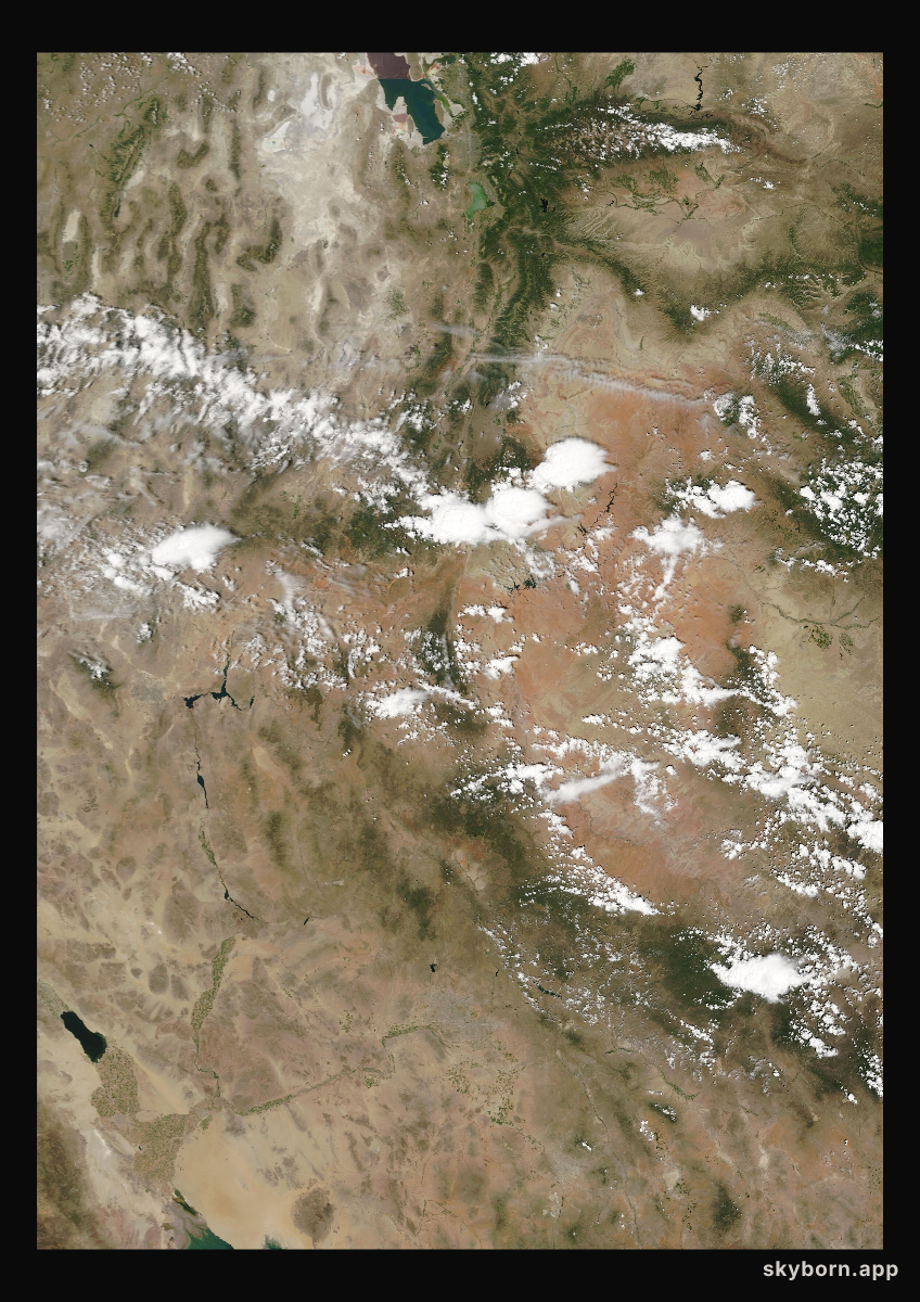 The Earth on 28 July 2009 · Colorado Plateau