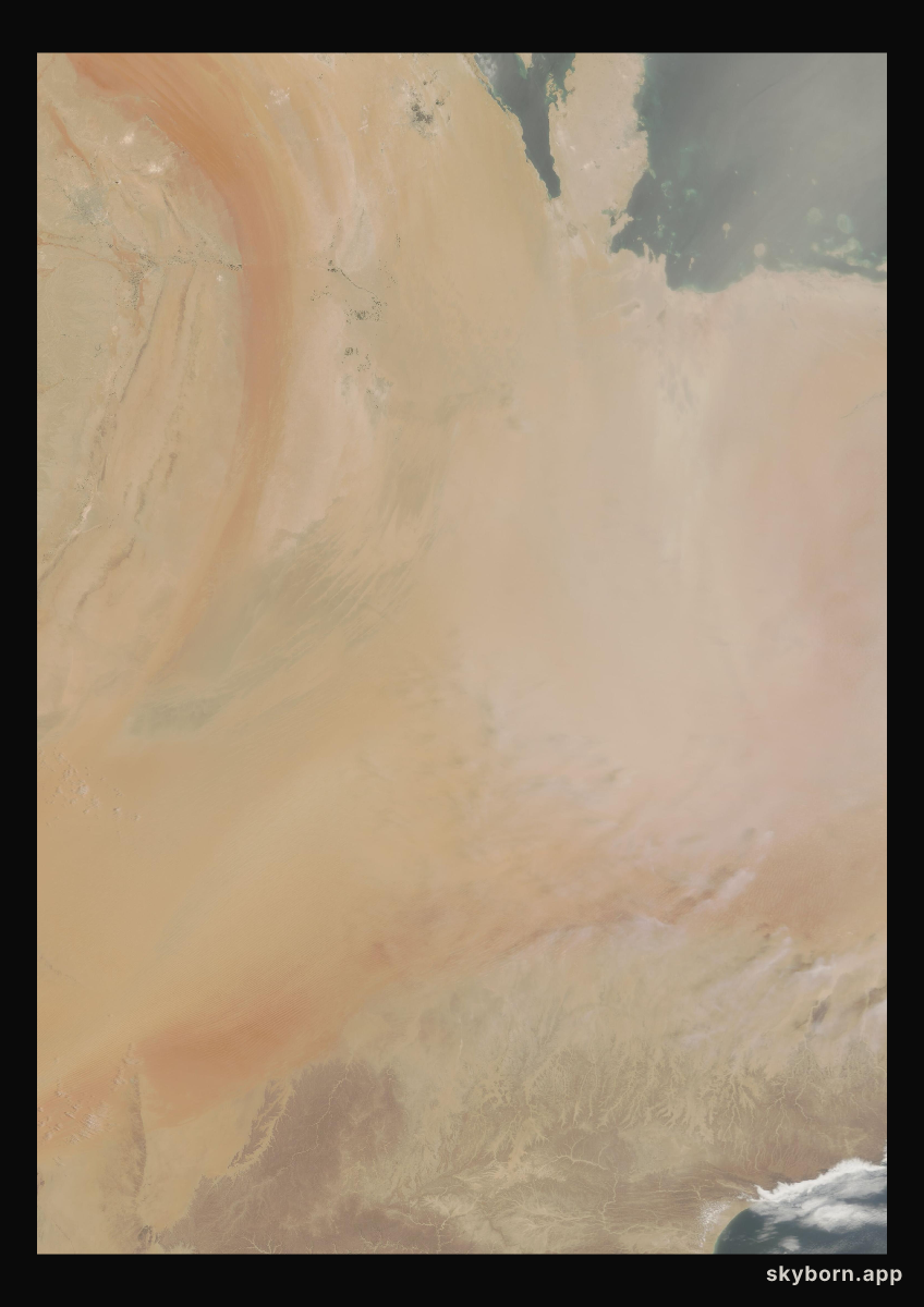 The Earth on 3 August 2009 · Empty Quarter, Arabia