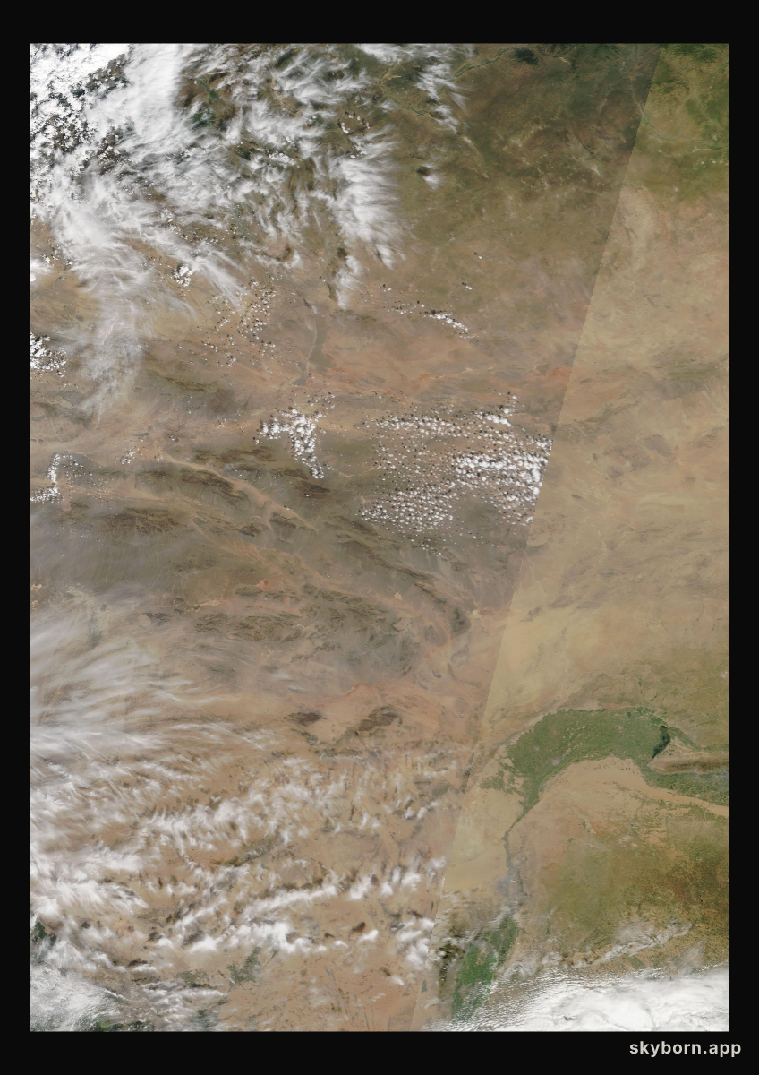 The Earth on 22 August 2009 · Gobi Desert