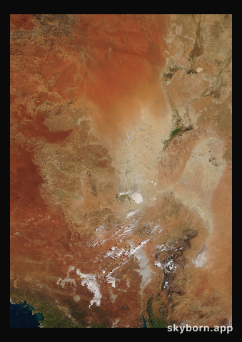 The Earth on 9 September 2009 · Lake Eyre, Australia