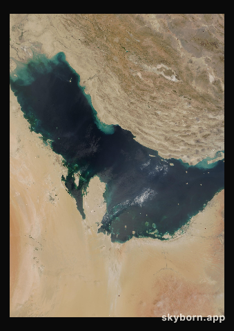 The Earth on 13 September 2009 · Persian Gulf