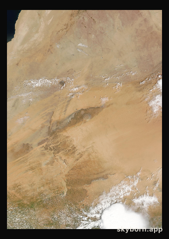The Earth on 14 September 2009 · Eye of the Sahara, Mauritania