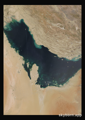 The Earth on 15 September 2009 · Persian Gulf