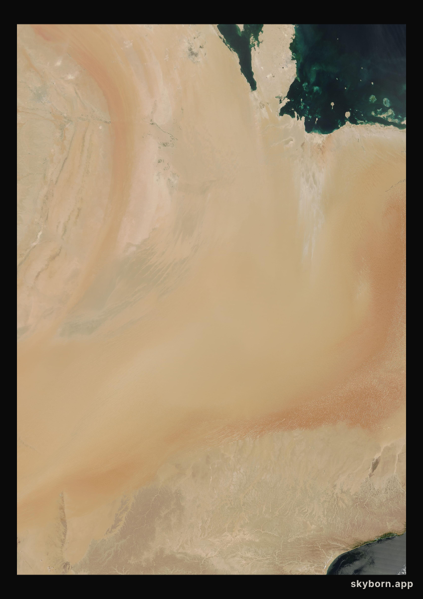The Earth on 24 September 2009 · Empty Quarter, Arabia